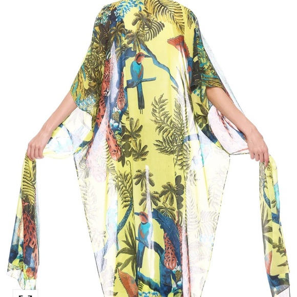 WILD NIGHTS MAXI KIMONO - Picture 2 of 2